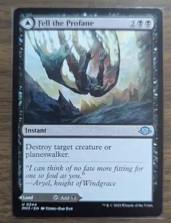 MTG Fell the Profane / Fell Mire Non-Foil from Modern Horizons 3 LP - Image 1