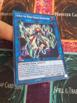 Yugioh Auram the World Chalice Blademaster COTD-EN049 Super Rare 1st Edition NM - Image 2