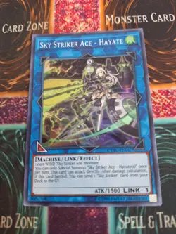 Yugioh Sky Striker Ace - Hayate CYHO-EN047 Super Rare 1st Edition Near Mint - Image 1
