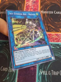 Yugioh Sky Striker Ace - Hayate CYHO-EN047 Super Rare 1st Edition Near Mint - Image 2