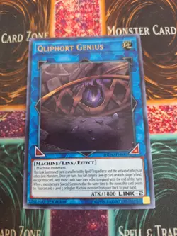 Yugioh Qliphort Genius DUPO-EN095 Ultra Rare 1st Edition Near Mint - Image 1