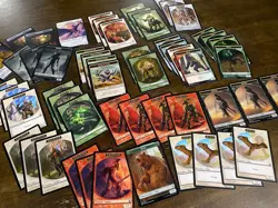 100 MTG Token Lot - 100 Tokens - Magic the Gathering MTG FTG Mixed Lot - Image 1
