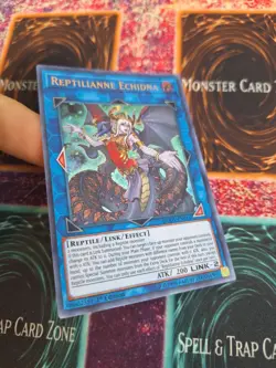 Yugioh Reptilianne Echidna DUOV-EN016 Ultra Rare 1st Edition Near Mint - Image 2
