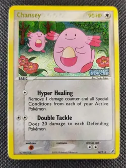 Chansey - 20/115 - Reverse Holo, EX Unseen Forces - Pokemon Card - LP - Image 1
