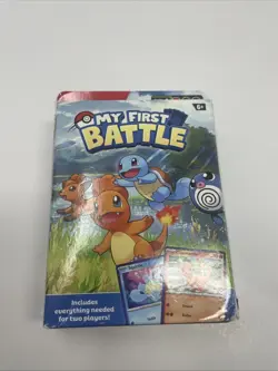 Pokemon 2 Player Trading Card Game My First Battle Box -34 Cards Compelte CIB 820650852534 - Image 1