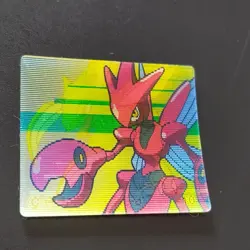 Strike Hassam Pokemon Meiji Zoom Up Sticker / Advanced Generation Lenticular Cha - Image 2