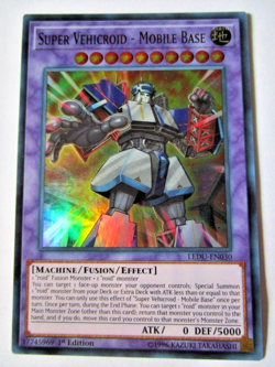 Yugioh! Super Vehicroid - Mobile Base Ledu-En030 1st Ed Light Play!! - Image 1