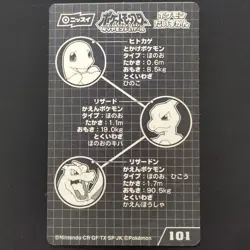 Pokemon Nissui Shinka Sticker Charmander Lizard Charizard Diamond Pearl Evolutio - Image 4