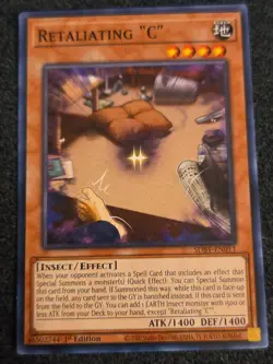 1X NM Retaliating "C" - SDBT-EN011 - Common 1st Edition - yugioh - Image 1