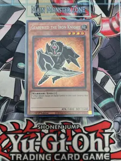 Gearfried The Iron Knight Secret Rare BLMM-EN004 Yugioh Chibi - Image 1