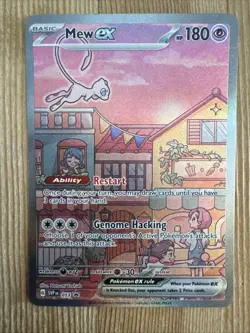 Mew ex - SVP053 - Full Alt Art Illustration Promo Rare - Pokemon Card - NM - Image 1