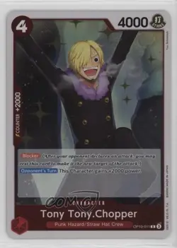 2025 One Piece Card Game: Royal Blood OP10 English R Tony TonyChopper #OP10-011 - Image 1