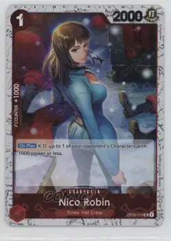 2024 One Piece Card Game: Premium PRB-01 The Best Reprint Pirate Foil Nico Robin - Image 1