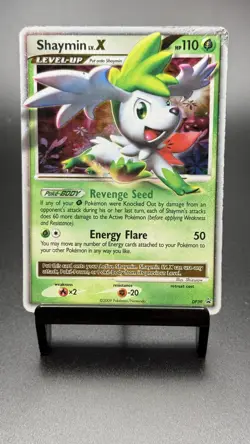 Shaymin LV.X DP39 Black Star Promo Diamond and Pearl Holo Pokemon Card 2009 - Image 1
