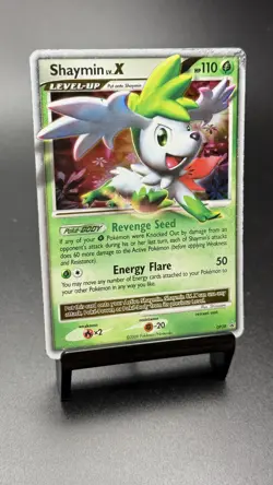 Shaymin LV.X DP39 Black Star Promo Diamond and Pearl Holo Pokemon Card 2009 - Image 2
