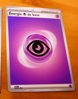 POKEMON FLAMMES OBSIDIENNES CARD CARTE ENERGIE PSY 005 FR SVE OBF JCC NM 2023 - Image 1