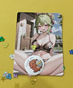 Kuki Shinobu GENSHIN IMPACT Goddess Anime Waifu Girl ACG Holo Card - Image 2