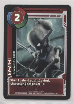 2011 Star Wars: Clone Wars Adventures Trading Card Game EV-A4-D #134 - Image 1