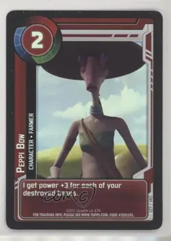 2011 Star Wars: Clone Wars Adventures Trading Card Game Peppi Bow #127 - Image 1