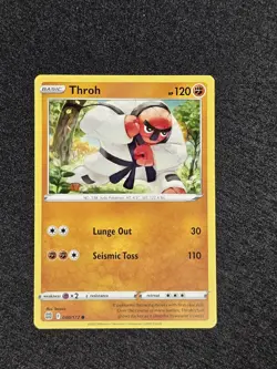 Throh 080/172 Regular Common Brilliant Stars Pokemon Trading Card TCG NM PF - Image 1