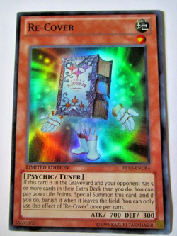 Yugioh! Re-Cover Prio-ENDE4 Super Limited Light Play!! - Image 1