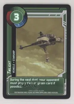 2011 Star Wars: Clone Wars Adventures Trading Card Game Twilight #119 - Image 1