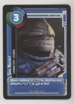 2011 Star Wars: Clone Wars Adventures Trading Card Game Gha Nachkt #96 - Image 1