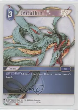 2016 Final Fantasy Trading Card Game: Opus 1 Collection Leviathan #1-178R - Image 1