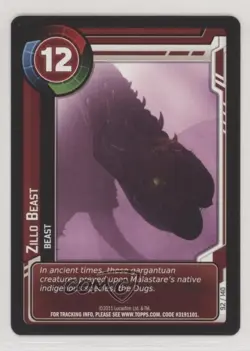 2011 Star Wars: Clone Wars Adventures Trading Card Game Zillo Beast #92 - Image 1