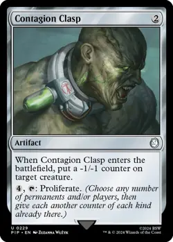 Contagion Clasp Foil - PIP 0229 - NM - MTG Magic - Image 1