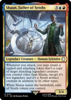Shaun, Father of Synths Foil - PIP 0119 - NM - MTG Magic - Image 1