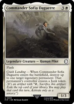 Commander Sofia Daguerre Foil - PIP 0015 - NM - MTG Magic - Image 1
