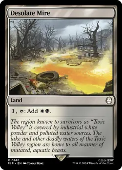 Desolate Mire Foil - PIP 0146 - NM - MTG Magic - Image 1