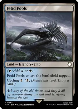Fetid Pools Foil - PIP 0265 - NM - MTG Magic - Image 1