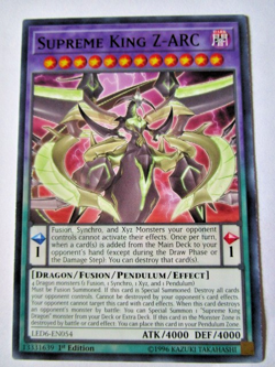 Yugioh! Supreme King Z-Arc Led6-En054 Common 1st Ed Light Play!! - Image 1