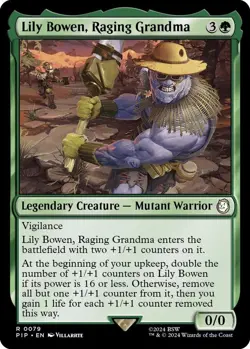 Lily Bowen, Raging Grandma Foil - PIP 0079 - NM - MTG Magic - Image 1