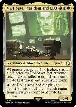 Mr. House, President and CEO Foil - PIP 0007 - NM - MTG Magic - Image 1