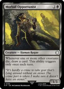 Morbid Opportunist Foil - PIP 0186 - NM - MTG Magic - Image 1