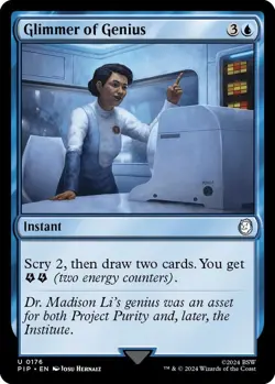 Glimmer of Genius Foil - PIP 0176 - NM - MTG Magic - Image 1