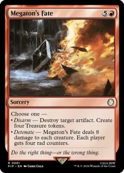 Megaton's Fate Foil - PIP 0061 - NM - MTG Magic - Image 1