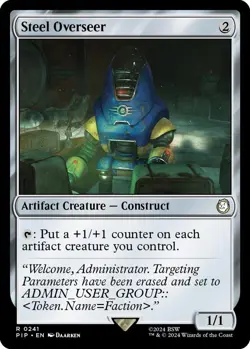 Steel Overseer Foil - PIP 0241 - NM - MTG Magic - Image 1
