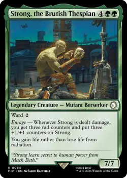 Strong, the Brutish Thespian Foil - PIP 0084 - NM - MTG Magic - Image 1