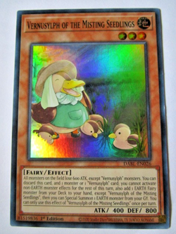 Yugioh! Vernusylph Of The Misting Seedlings Dabl Super Rare 1st Ed Light Play!! - Image 1