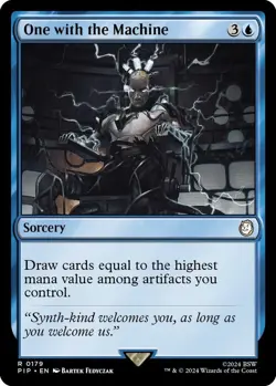 One with the Machine Foil - PIP 0179 - NM - MTG Magic - Image 1