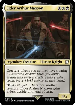 Elder Arthur Maxson Foil - PIP 0102 - NM - MTG Magic - Image 1