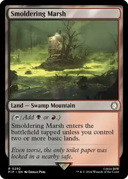 Smoldering Marsh Foil - PIP 0292 - NM - MTG Magic - Image 1