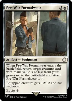 Pre-War Formalwear Foil - PIP 0021 - NM - MTG Magic - Image 1