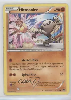 Hitmonlee Pokemon XY Furious Fists #47 - Image 1