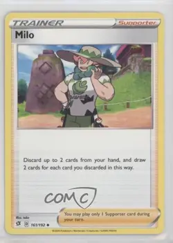 Milo Pokemon Sword & Shield Rebel Clash #161 - Image 1