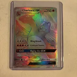 Pokemon 2017 S&M Burning Shadows Charizard GX #150/147 Secret Rare Rainbow - Image 1